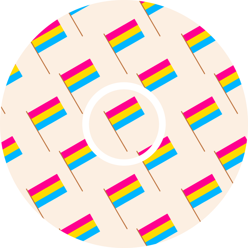 Pansexual Flag - Diabetes Overpatch - Diabetes For You
