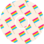 Pansexual Flag - Diabetes Overpatch - Diabetes For You
