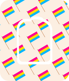 Pansexual Flag - Diabetes Overpatch - Diabetes For You