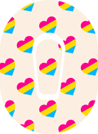 Pansexual Flag - Diabetes Overpatch - Diabetes For You