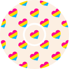 Pansexual Flag - Diabetes Overpatch - Diabetes For You