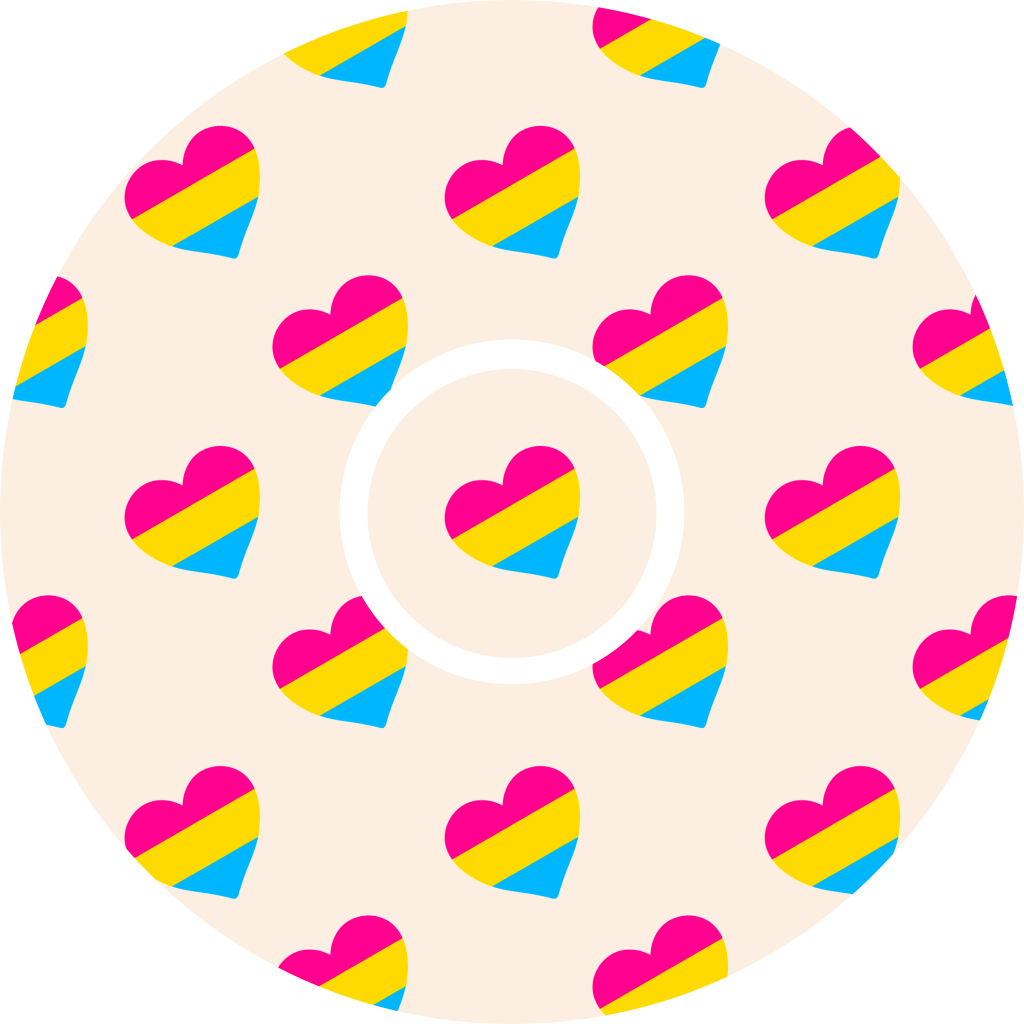 Pansexual Flag - Diabetes Overpatch - Diabetes For You