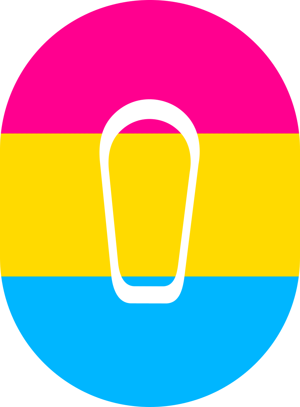 Pansexual Flag - Diabetes Overpatch - Diabetes For You