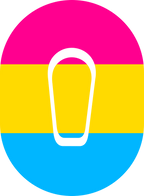 Pansexual Flag - Diabetes Overpatch - Diabetes For You