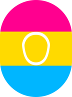 Pansexual Flag - Diabetes Overpatch - Diabetes For You