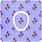Little Purple Pansies - Diabetes Overpatch - Diabetes For You