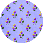 Little Purple Pansies - Diabetes Overpatch - Diabetes For You