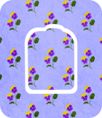 Little Purple Pansies - Diabetes Overpatch - Diabetes For You