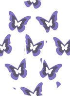 Purple Butterflies Diabetes Overpatch - Diabetes For You