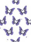 Purple Butterflies Diabetes Overpatch - Diabetes For You