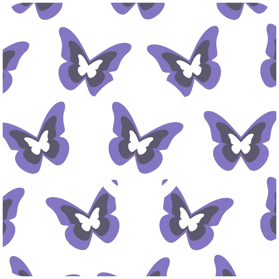 Purple Butterflies Diabetes Overpatch - Diabetes For You