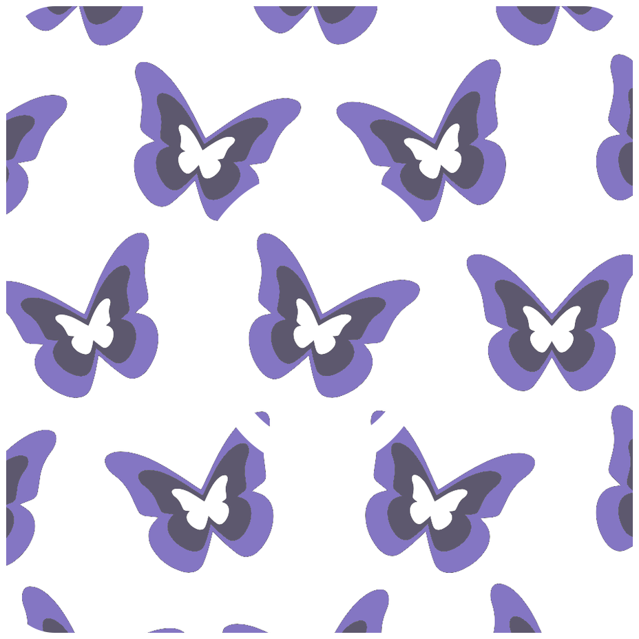 Purple Butterflies Diabetes Overpatch for Dexcom G7/G6, Libre, and Omnipod