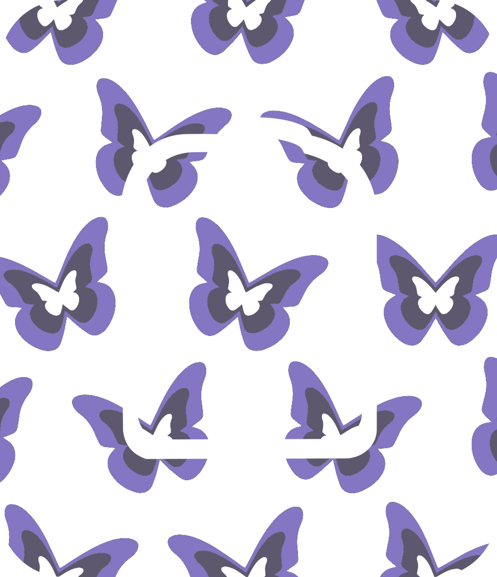 Purple Butterflies Diabetes Overpatch for Dexcom G7/G6, Libre, and Omnipod