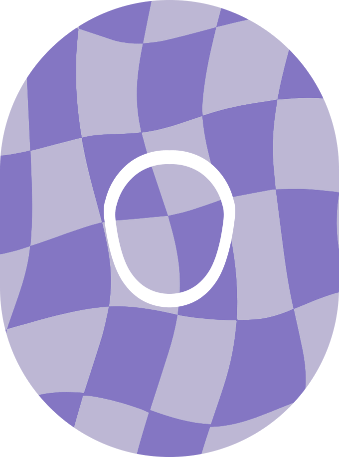 Purple Wavy Diabetes Overpatch - Diabetes For You