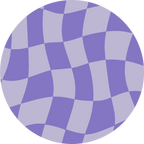 Purple Wavy Diabetes Overpatch - Diabetes For You