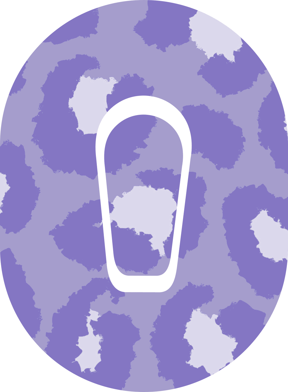 Purple Cheetah Diabetes Overpatch - Diabetes For You