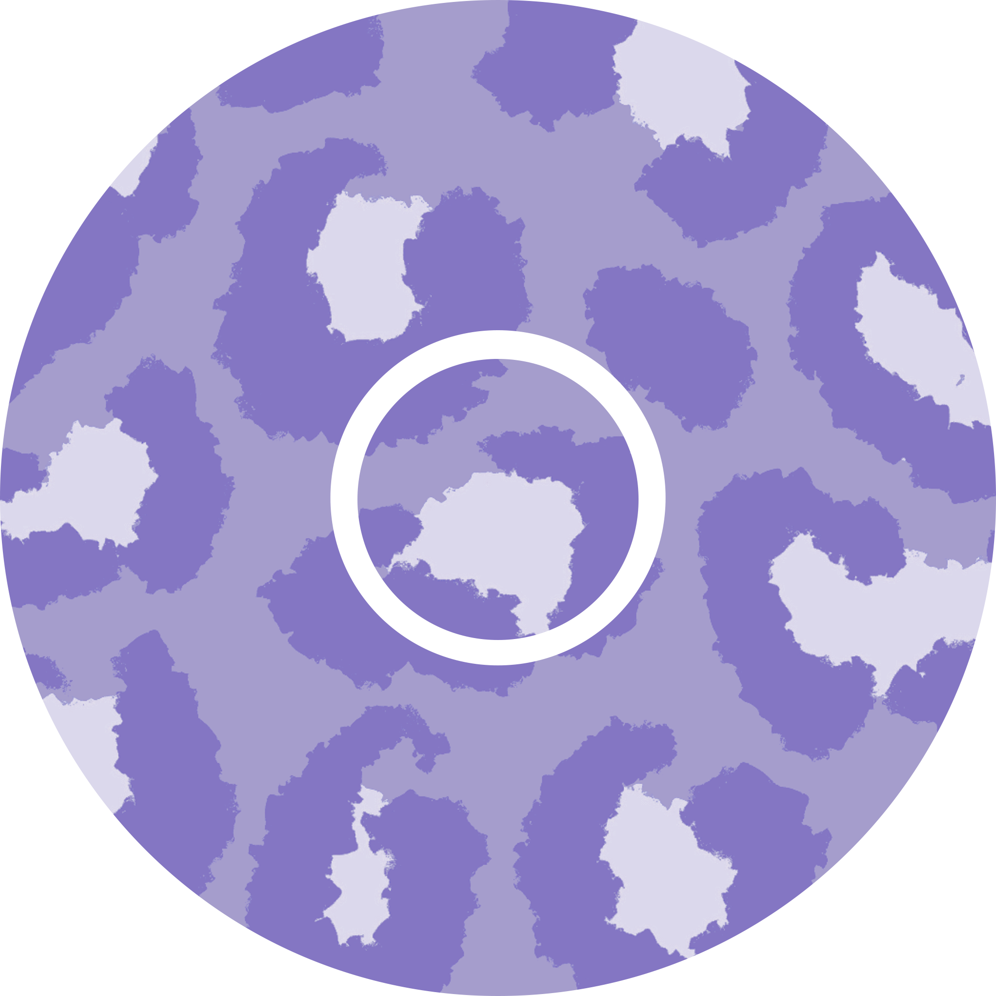 Purple Cheetah Diabetes Overpatch for Dexcom G7/G6, Libre, and Omnipod