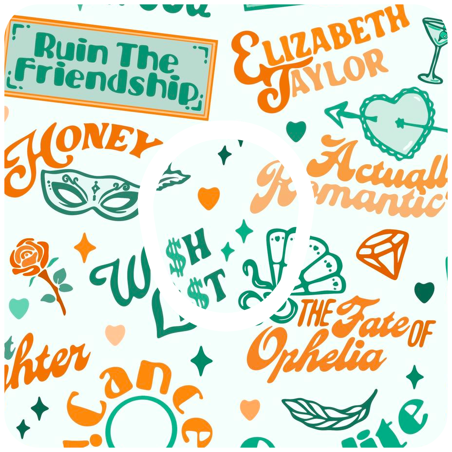 Taylor Swift TLOAS-Inspired Diabetes Overpatch for Dexcom G7/G6, Libre, and Omnipod (Design #3)