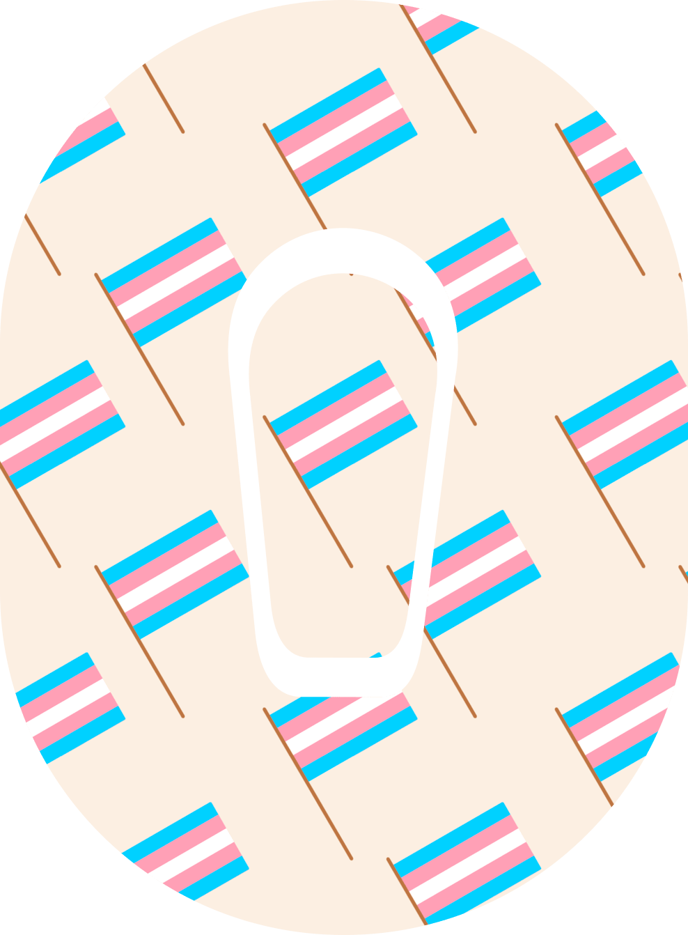 Transgender Flag - Diabetes Overpatch - Diabetes For You
