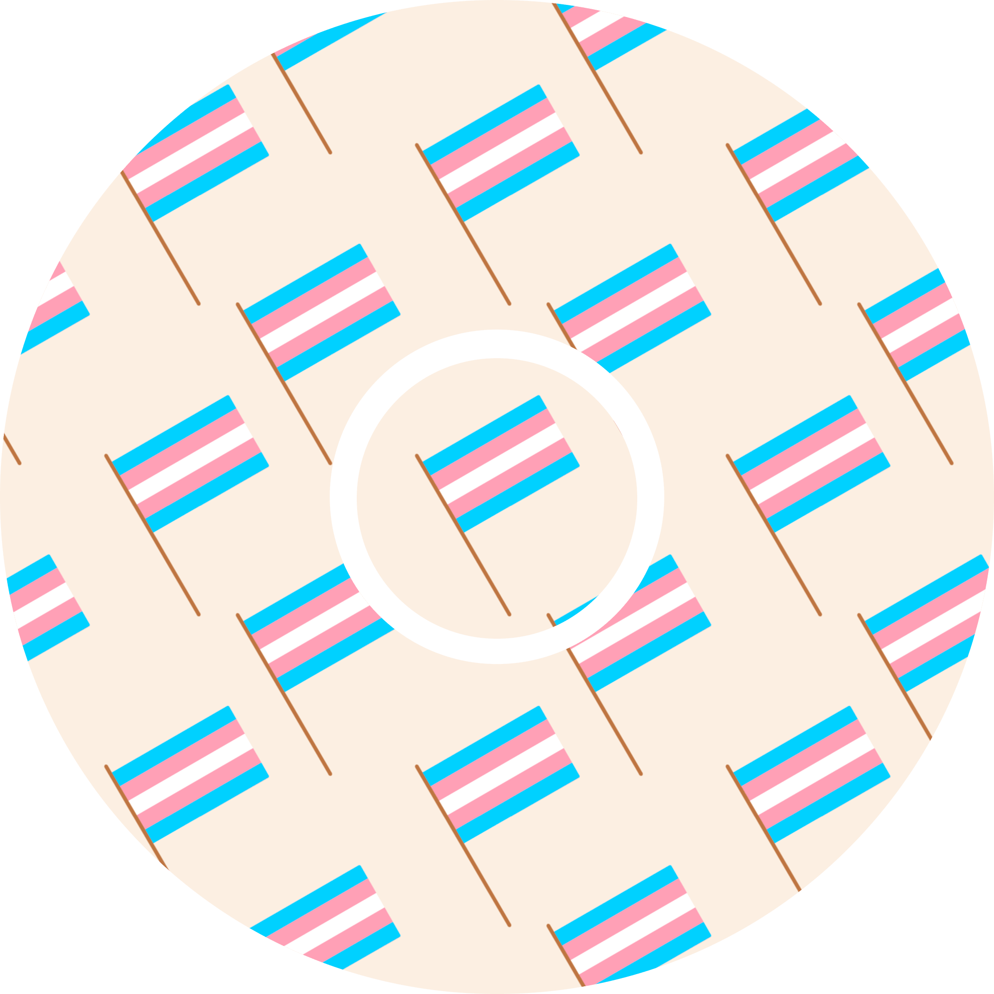 Transgender Flag - Diabetes Overpatch - Diabetes For You