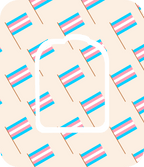 Transgender Flag - Diabetes Overpatch - Diabetes For You