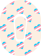 Transgender Flag - Diabetes Overpatch - Diabetes For You