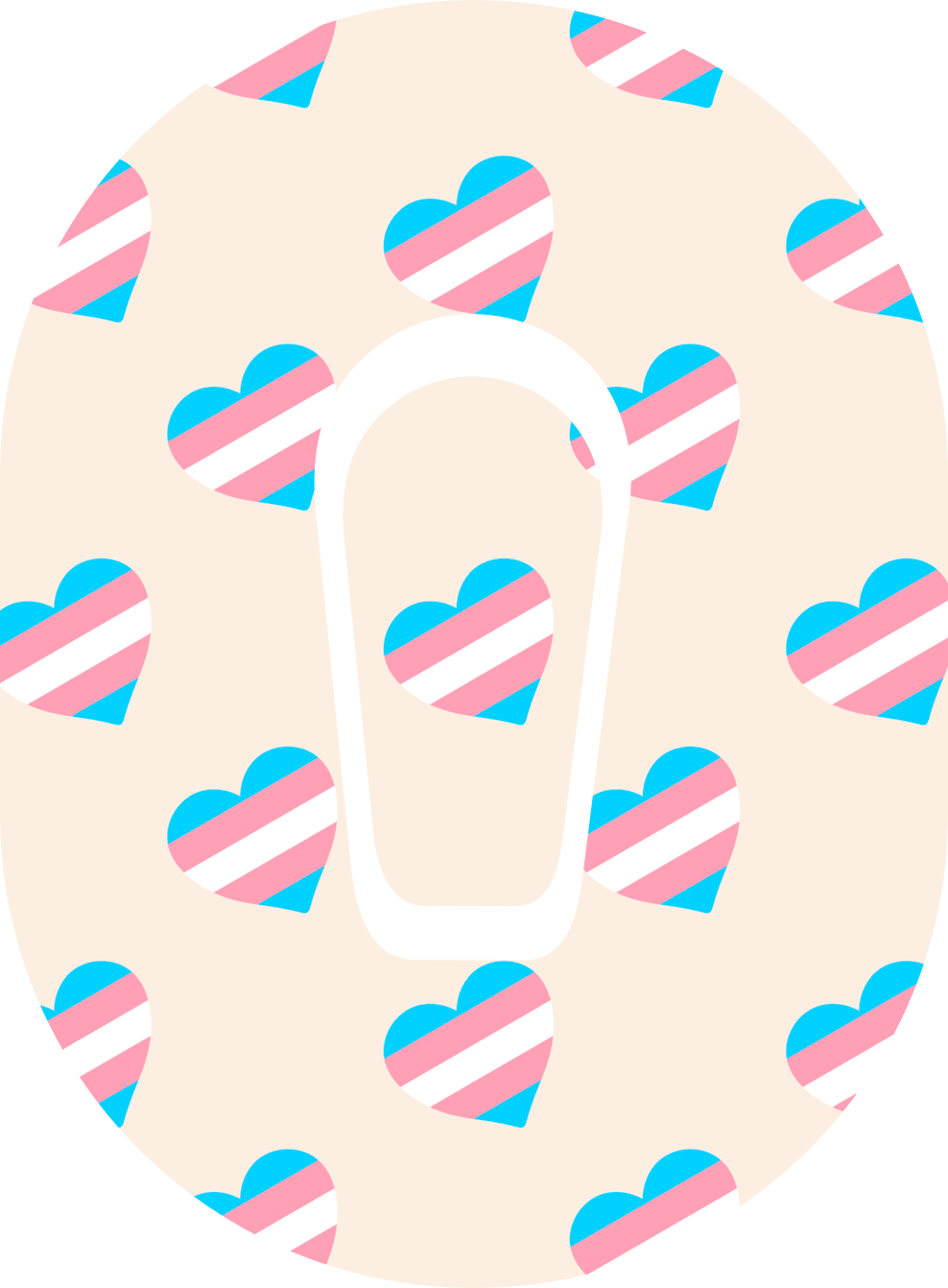 Transgender Flag - Diabetes Overpatch - Diabetes For You